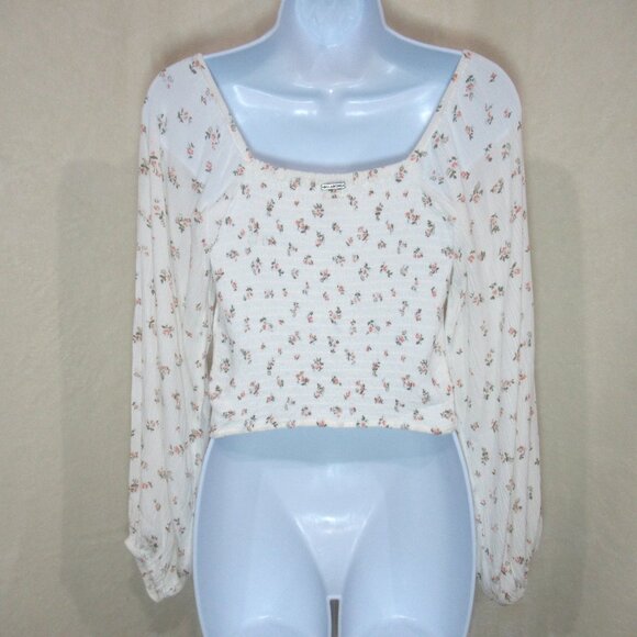 Billabong Floral Crop Top | Size Medium - Picture 3 of 11